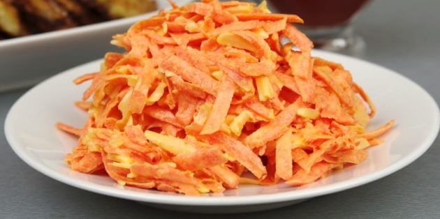 салати з моркви